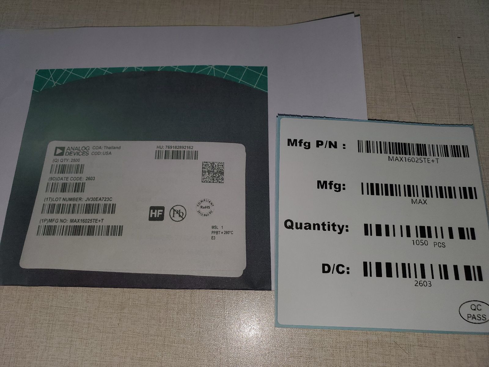 MAX16025TE+T