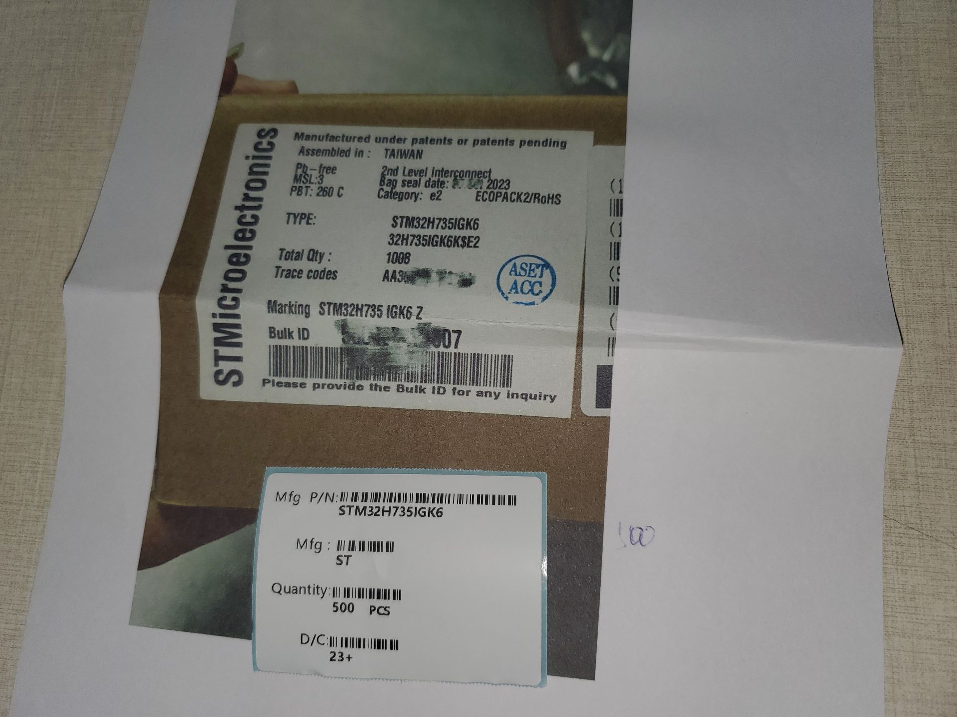 STM32H735IGK6